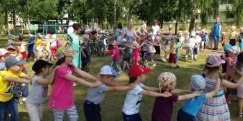 Летние развлечения в детском саду!