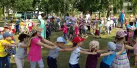 Летние развлечения в детском саду!